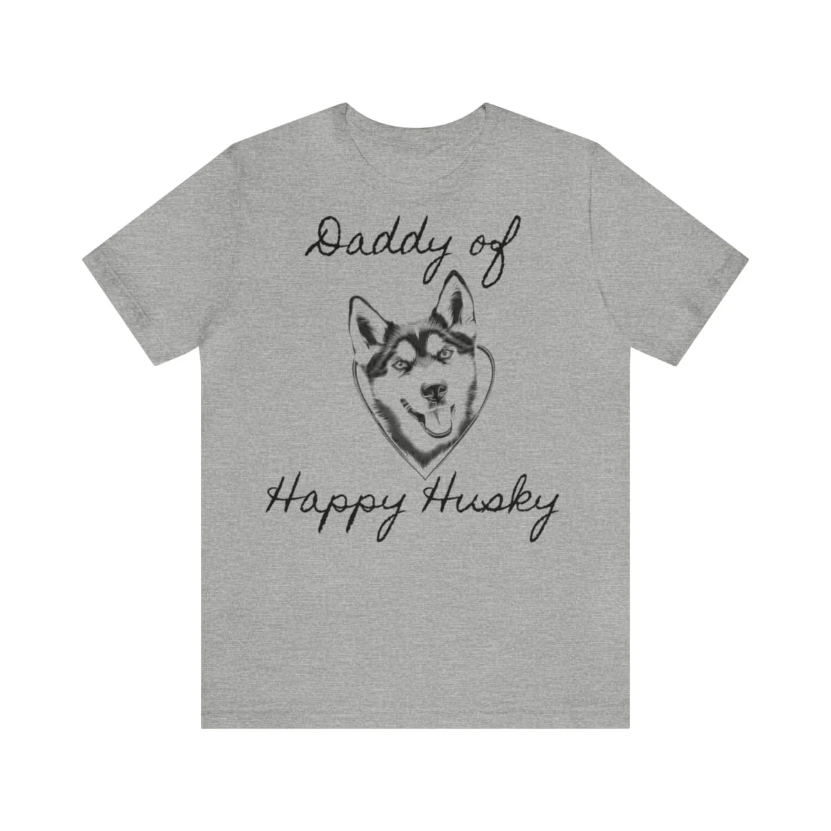 Daddy of a Happy Husky t-shirt - Bild 5