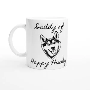 Iloisen Huskyn isä, muki