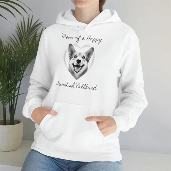 Mom of a Happy Swedish Vallhund, Hoodie - Image 8