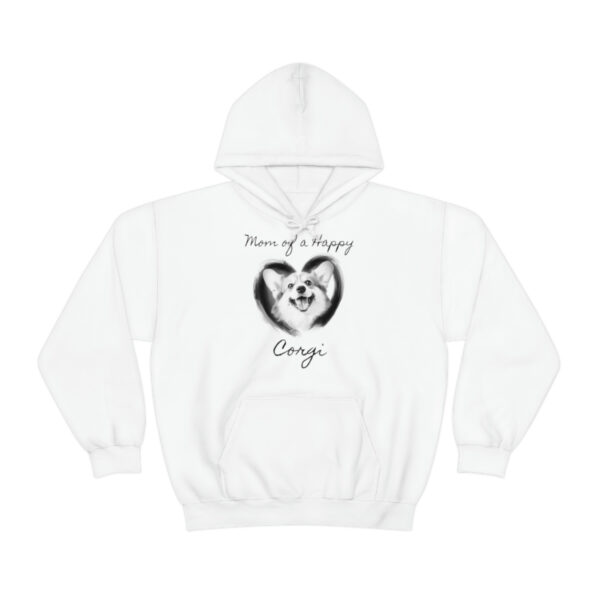 Mom of a Happy Corgi, Hoodie - Image 2