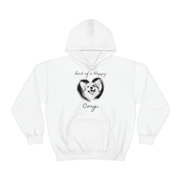 Dad of a Happy Corgi, Hoodie - Image 2