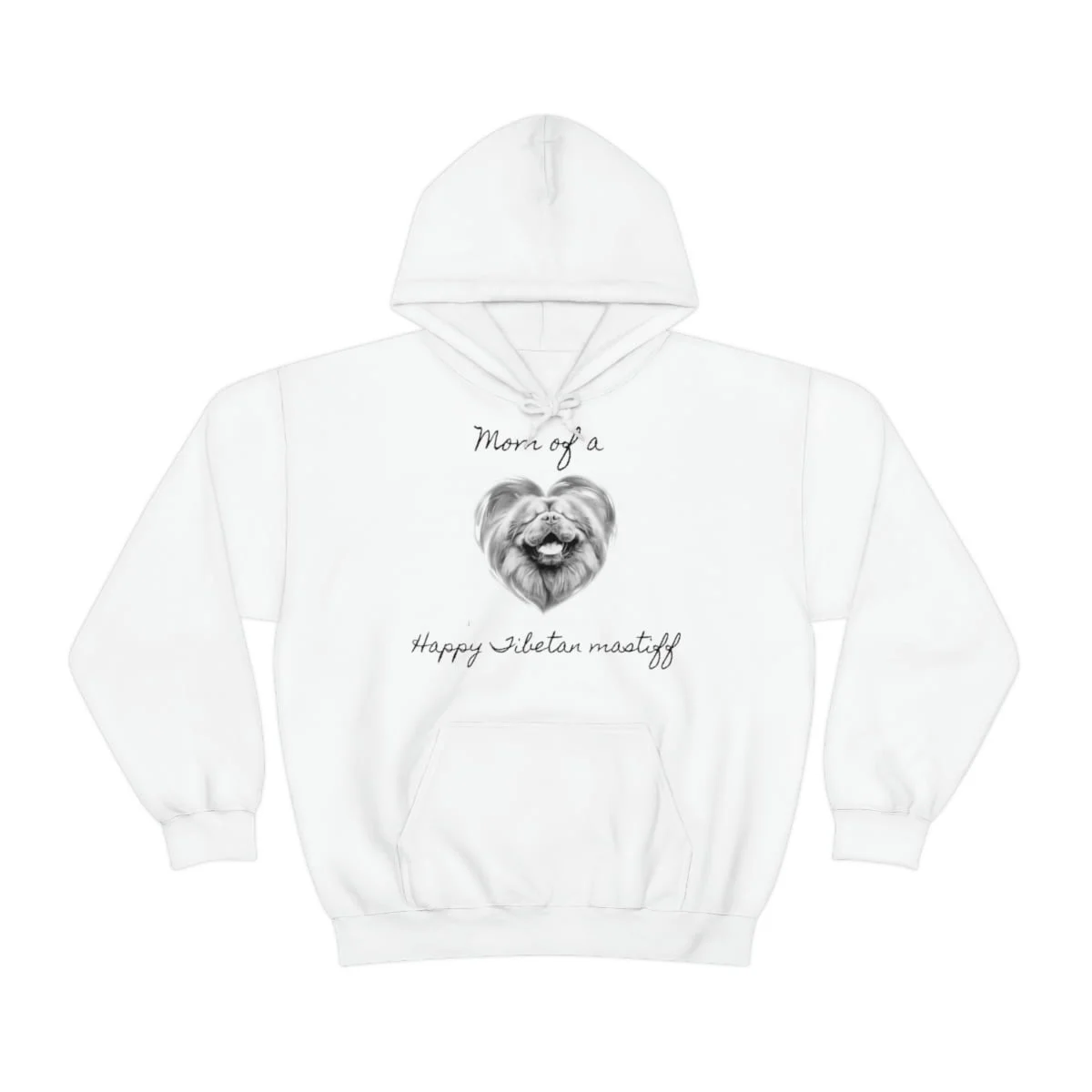 Mom of a Happy Tibetan Mastiff, Hoodie - Image 2
