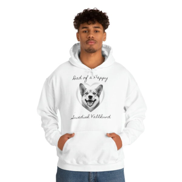 Dad of a Happy Swedish Vallhund, Hoodie - Image 5