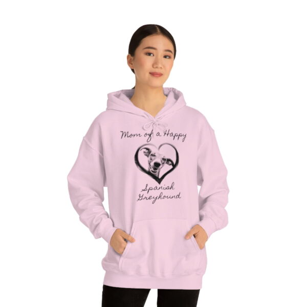 Mom of a Happy Spanish Greyhound, Hoodie - Image 2