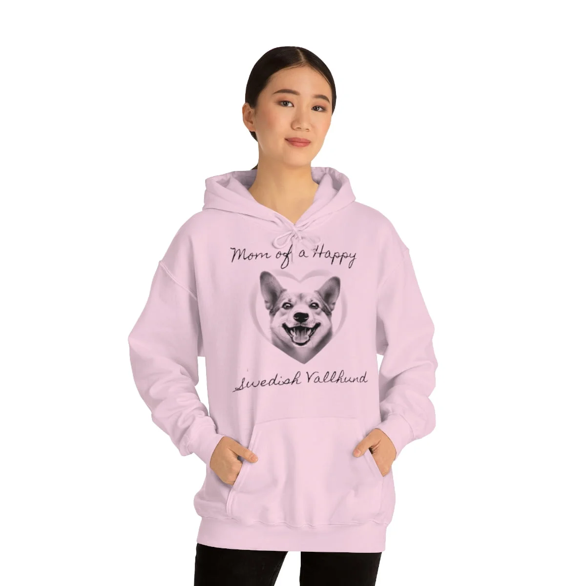 Mamma till en lycklig svensk Vallhund, Hoodie - Bild 4