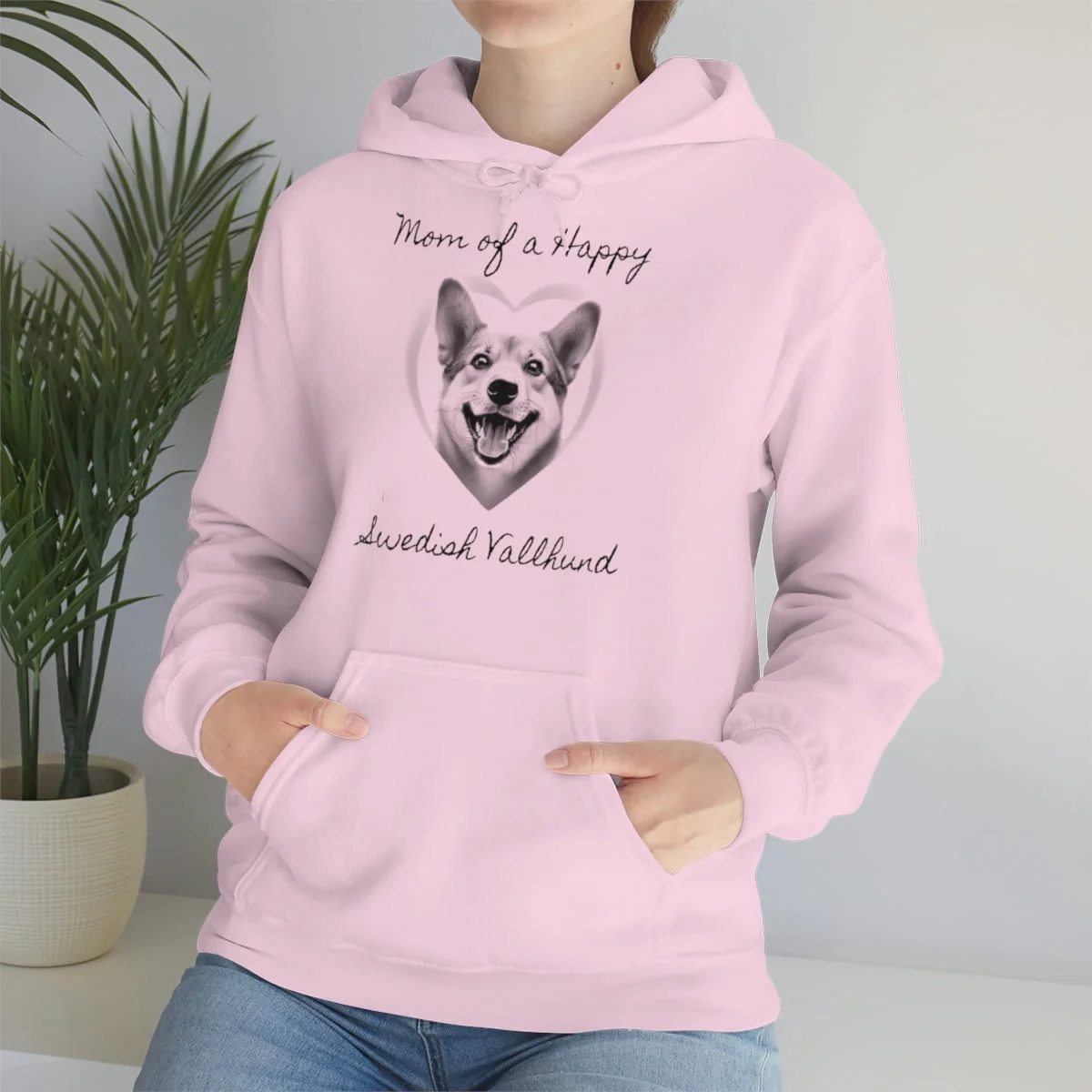Mamma till en lycklig svensk Vallhund, Hoodie - Bild 5