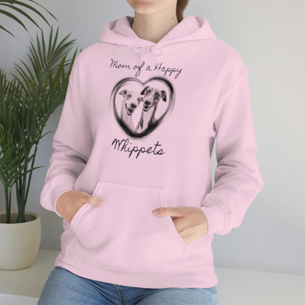 Mamma till en lycklig Whippets, Hoodie - Bild 4