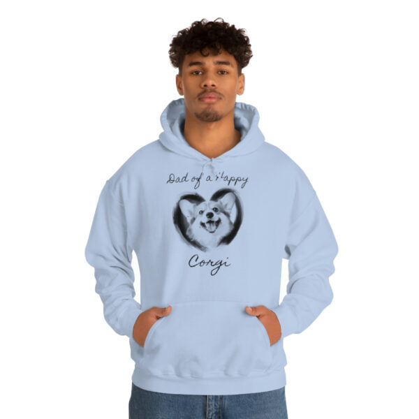 Dad of a Happy Corgi, Hoodie - Image 7