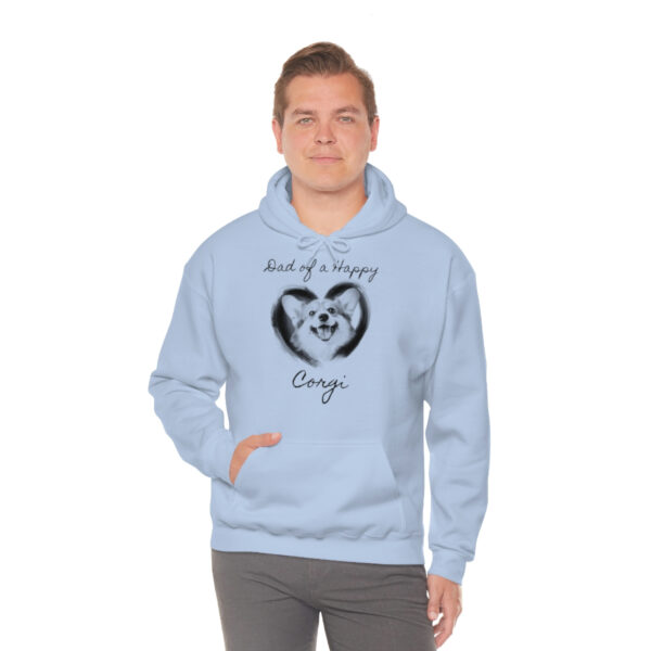 Dad of a Happy Corgi, Hoodie - Image 8