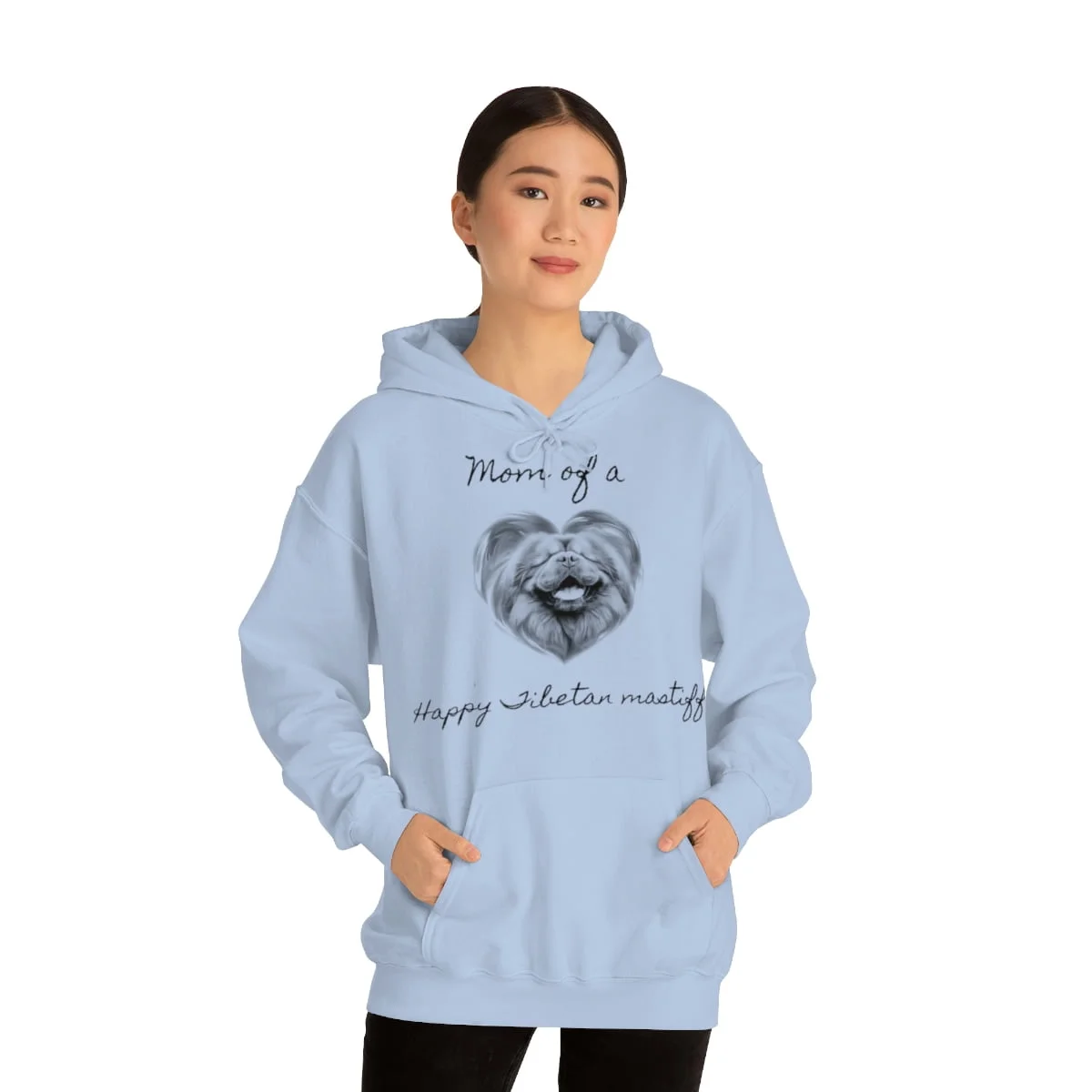Mom of a Happy Tibetan Mastiff, Hoodie - Image 11