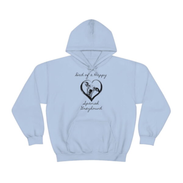 Pappa till en lycklig spansk greyhound, Hoodie - Bild 2