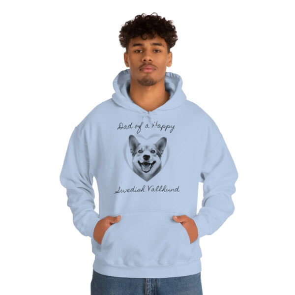 Dad of a Happy Swedish Vallhund, Hoodie - Image 7