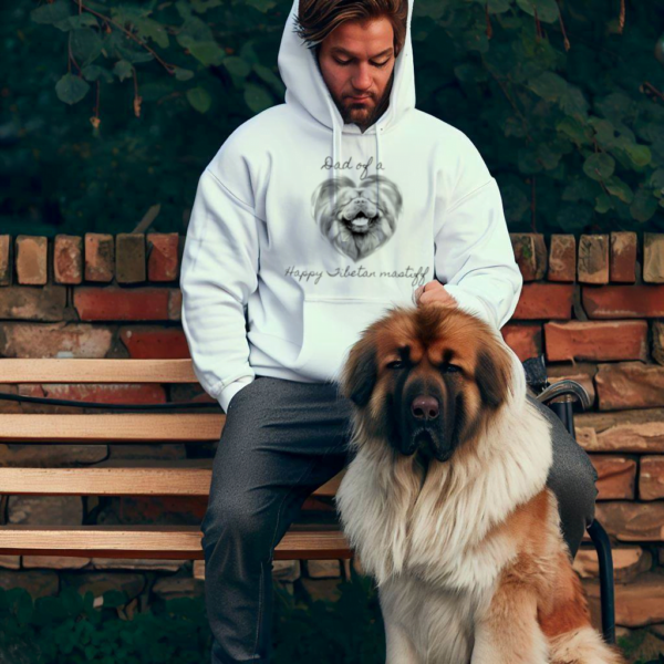 Dad of a Happy Tibetan Mastiff, Hoodie