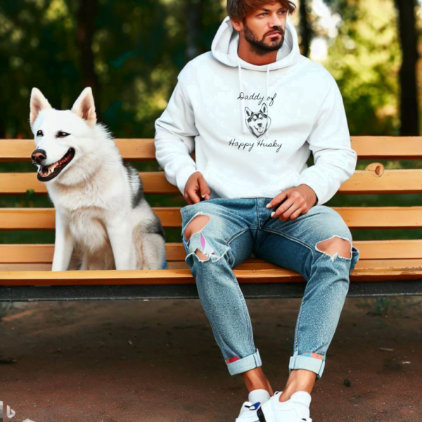 Daddy of a Happy Husky,  Husky Hoodie
