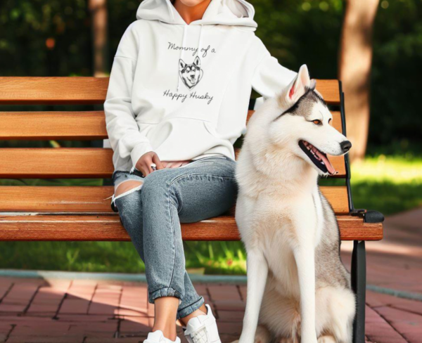 Mommy of a Happy Husky, Husky Hoodie
