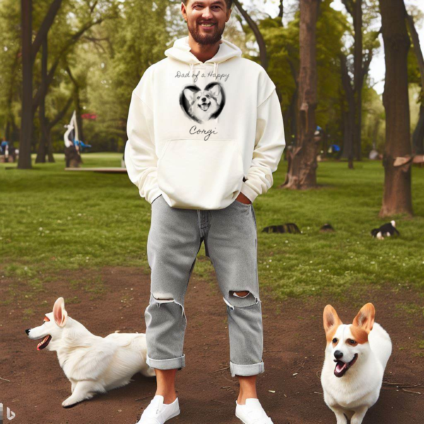 Dad of a Happy Corgi, Hoodie