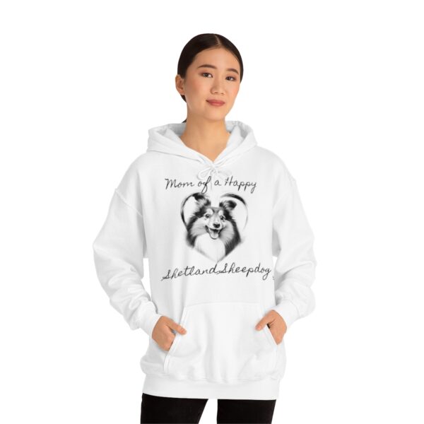 Mom of a Happy Shetland Sheepdog, Hoodie - Image 6