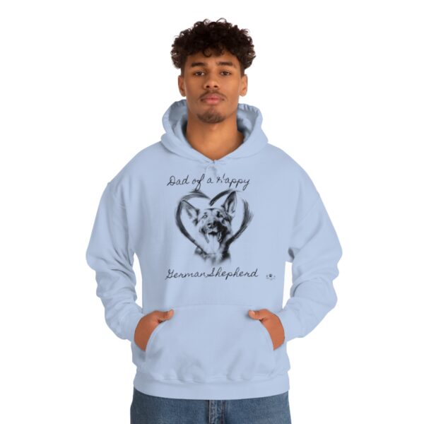 Dad of a Happy German Shepherd, Hoodie - Image 5