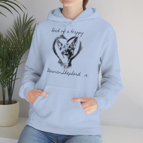 Dad of a Happy German Shepherd, Hoodie - Image 7