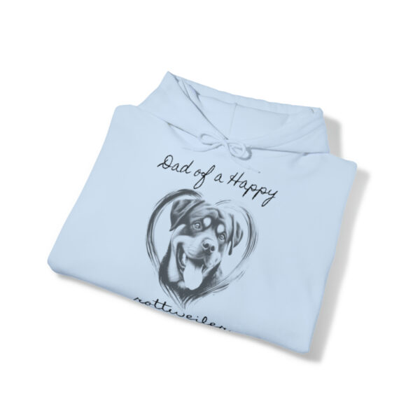 Dad of a Happy Rottweiler, Hoodie - Image 6